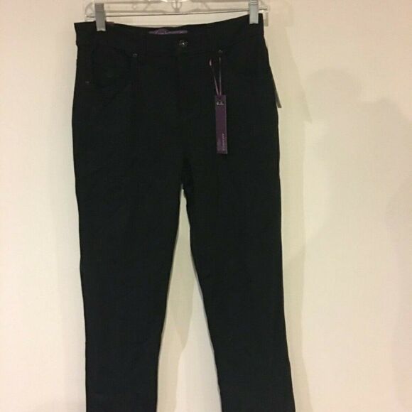 Gloria Vanderbilt Amanda Black TaperedJean SZ 6P - Picture 1 of 6